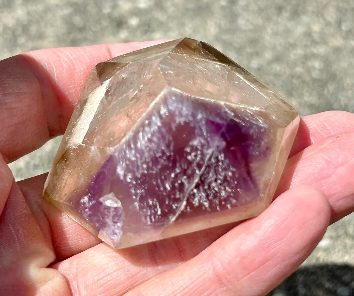 Polished Dreamcoat Lemurian Quartz