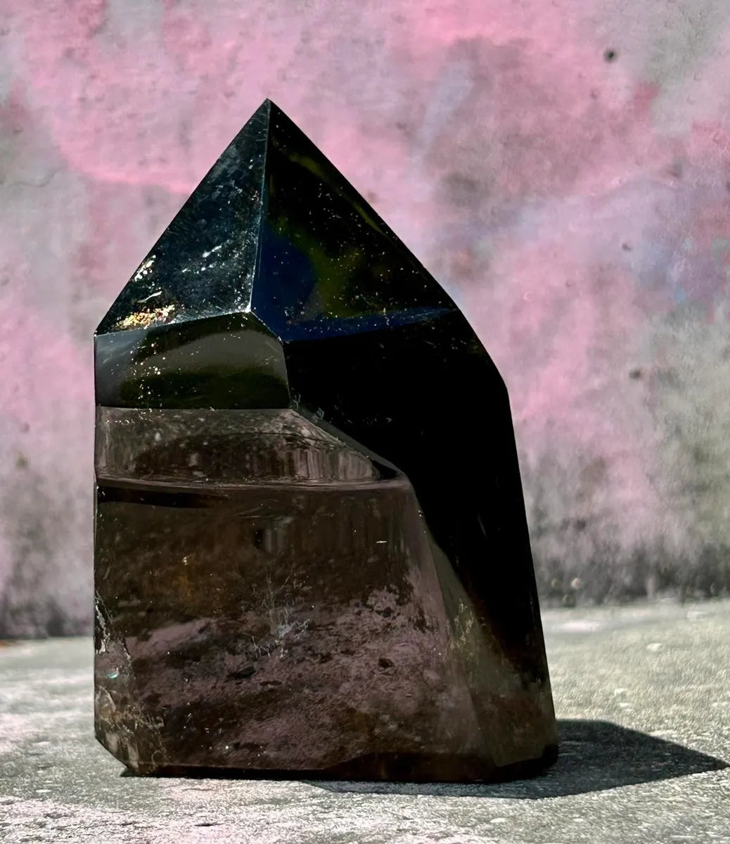 Large Polished Dark Smokey Quartz