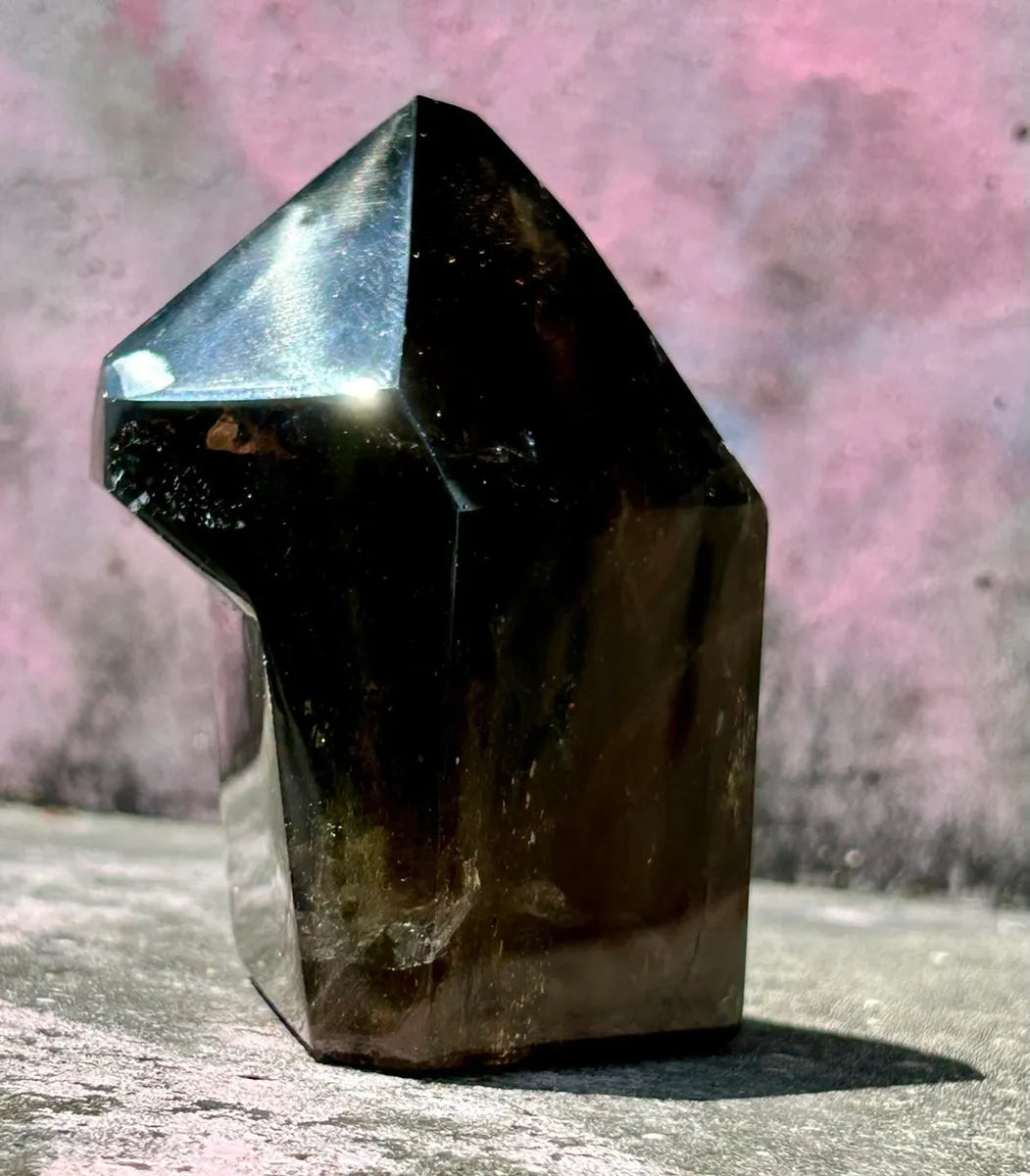 Large Polished Dark Smokey Quartz