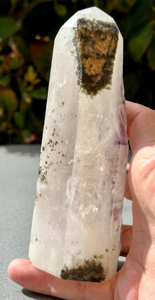 Polished Smokey Amethyst