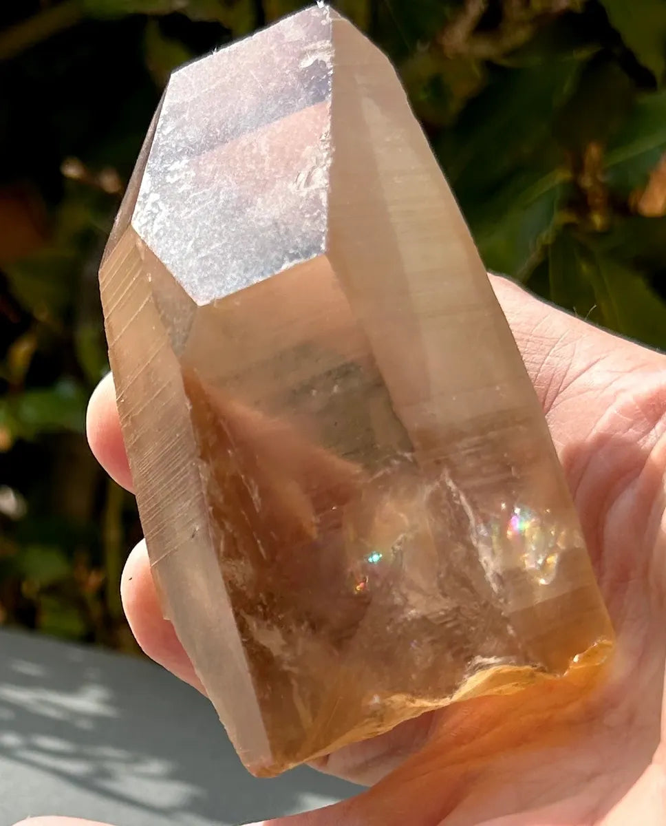 Smokey Lemurian Quartz Point