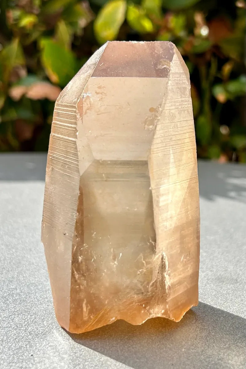 Smokey Lemurian Quartz Point