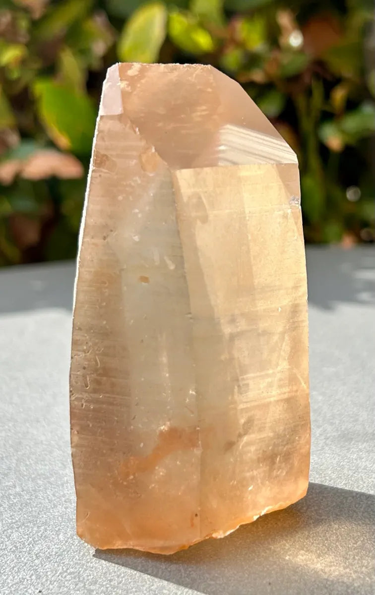 Smokey Lemurian Quartz Point