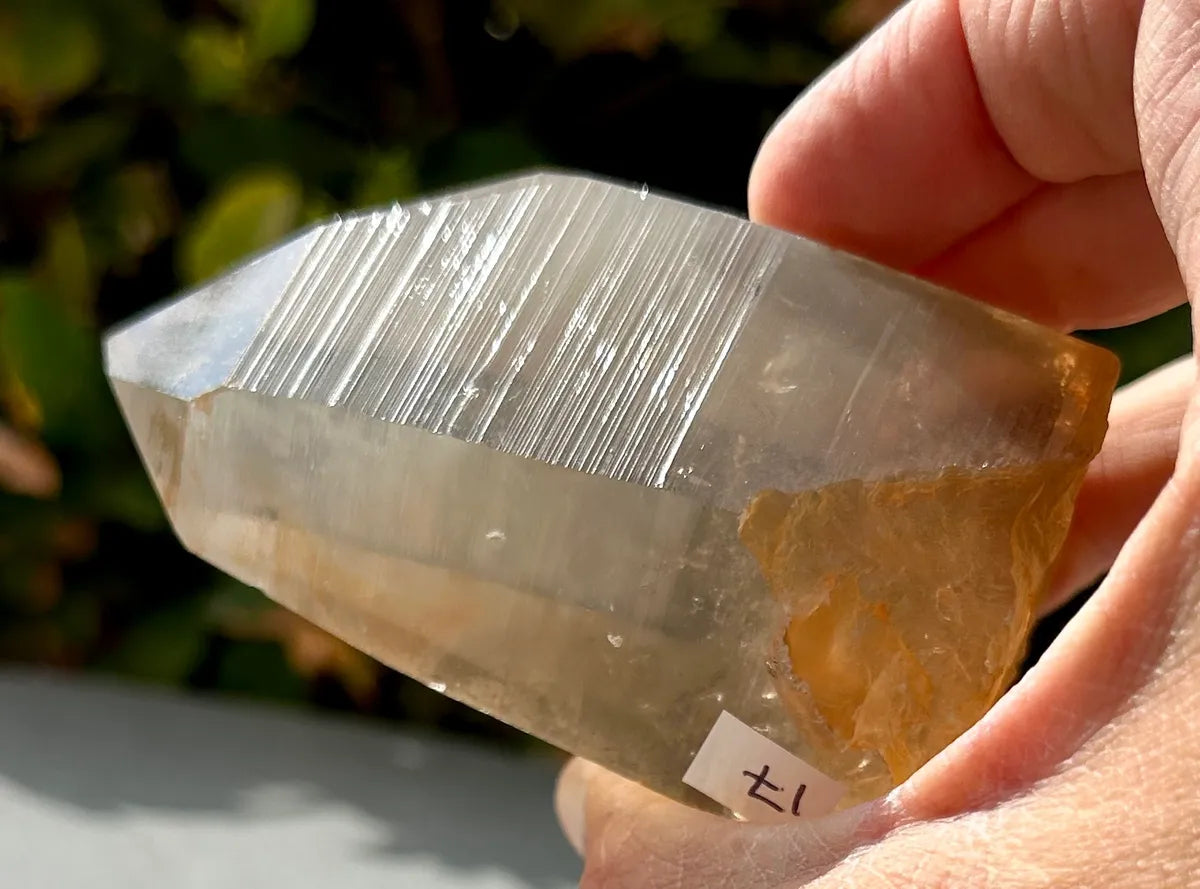 Smokey Lemurian Quartz Point