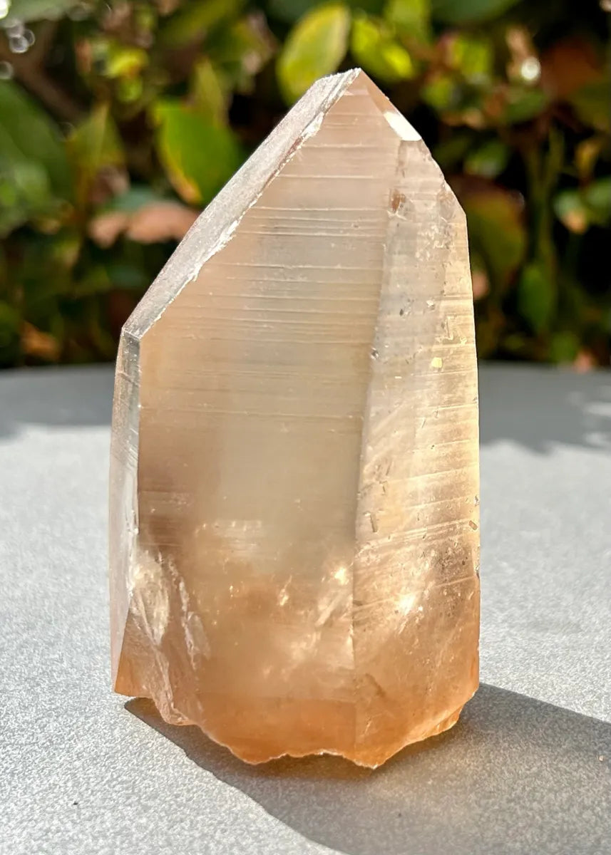Smokey Lemurian Quartz Point