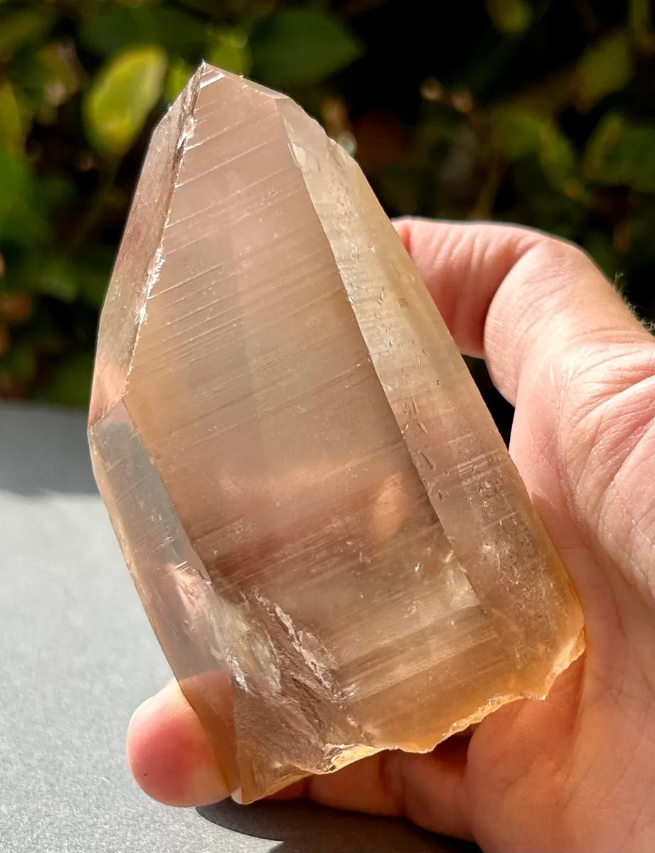 Smokey Lemurian Quartz Point