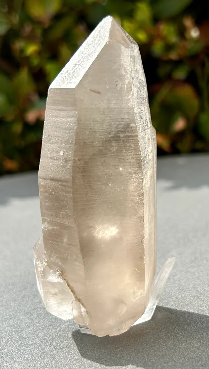 Smokey Lemurian Quartz Point