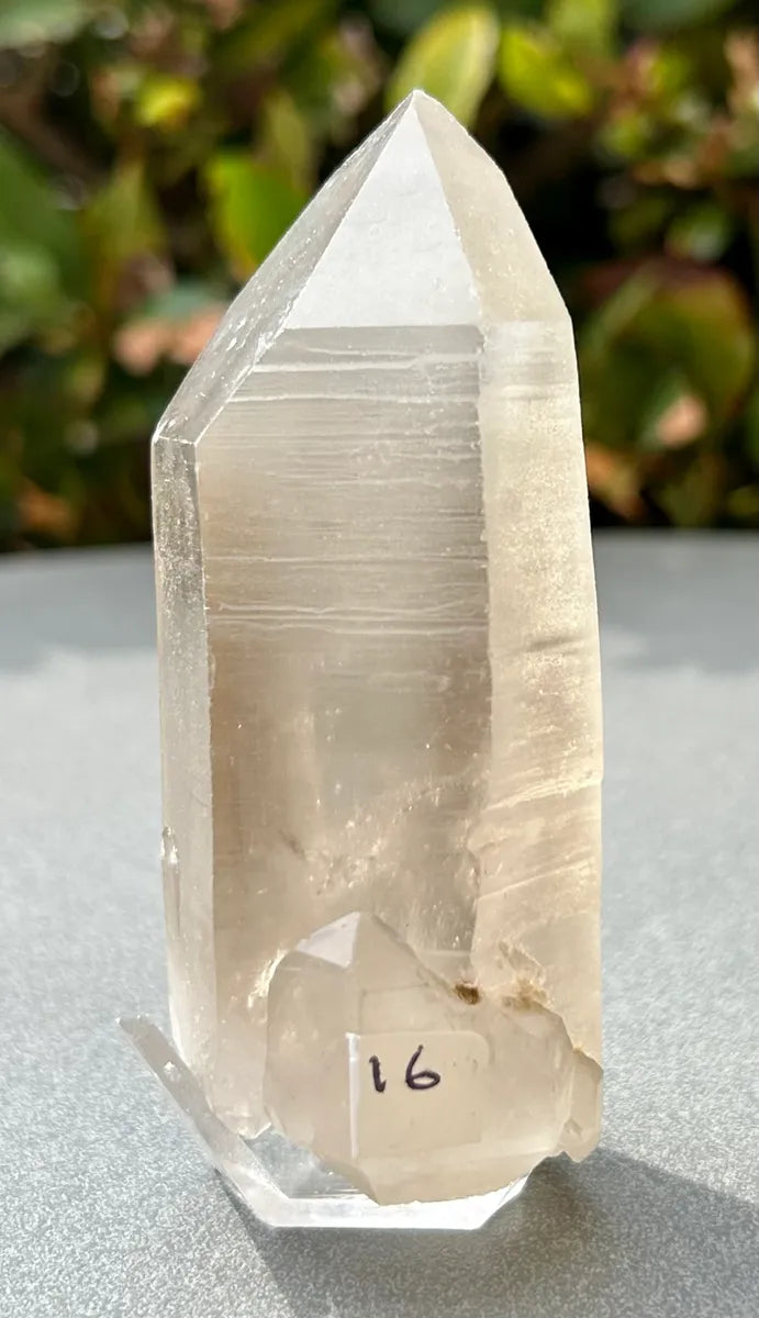Smokey Lemurian Quartz Point