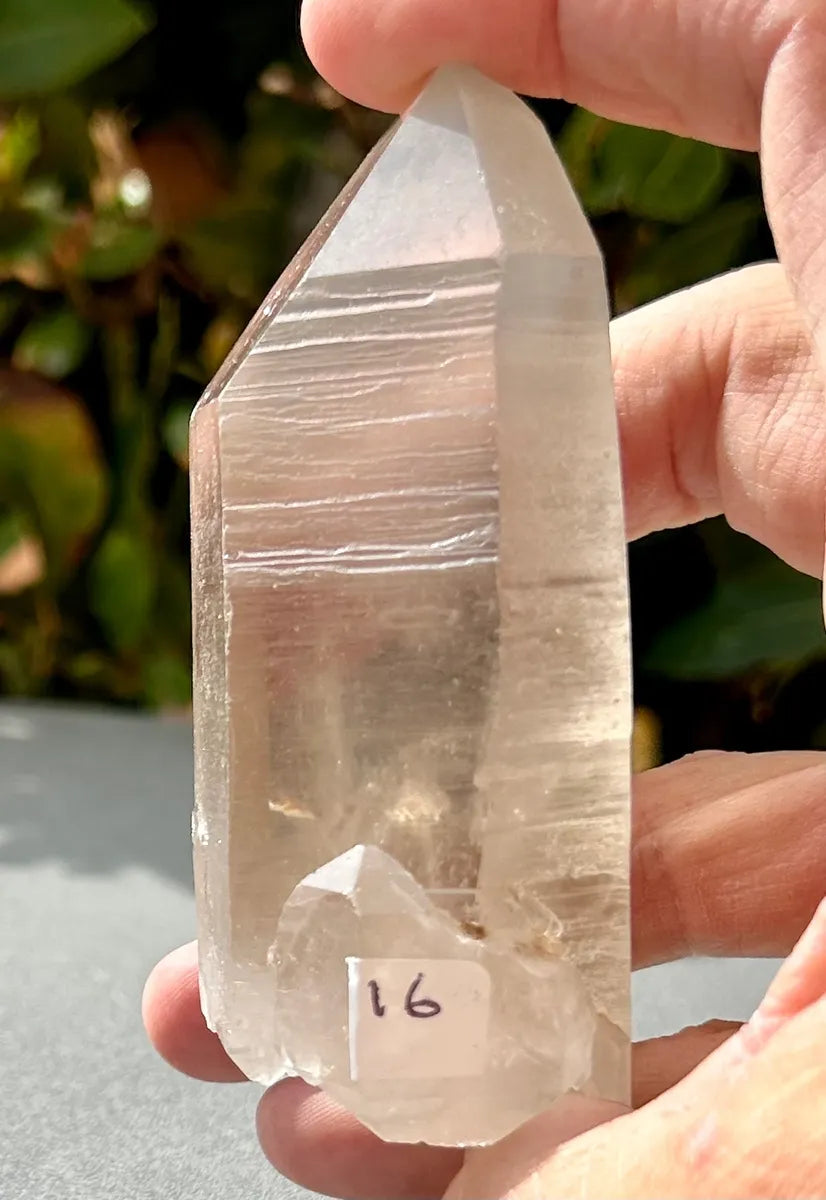 Smokey Lemurian Quartz Point