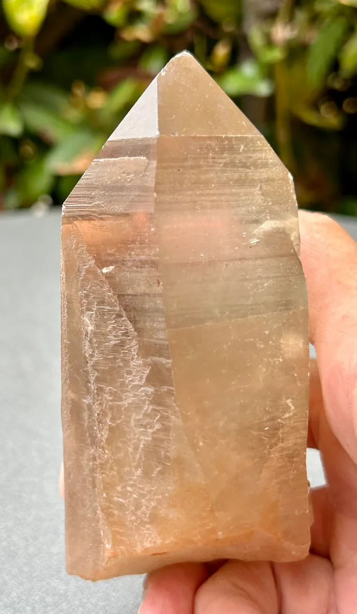 Smokey Lemurian Quartz Point