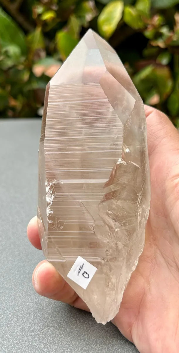 Smokey Lemurian Quartz Point