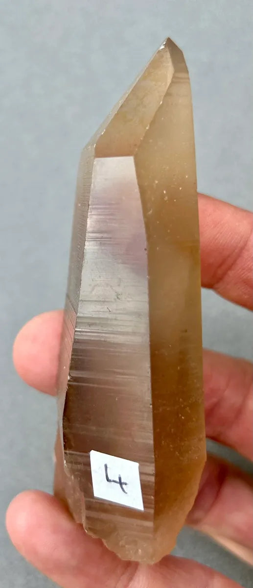 Smokey Lemurian Quartz Point