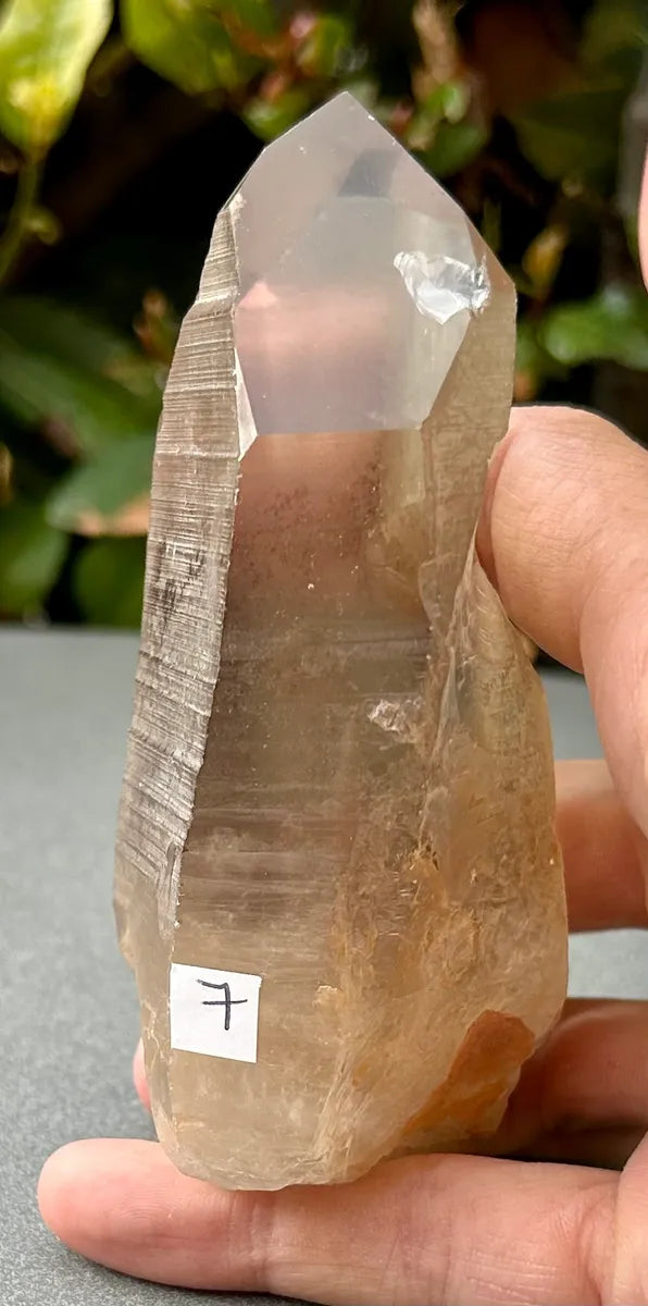 Smokey Lemurian Quartz Point