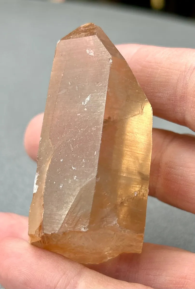 Smokey Lemurian Quartz Point
