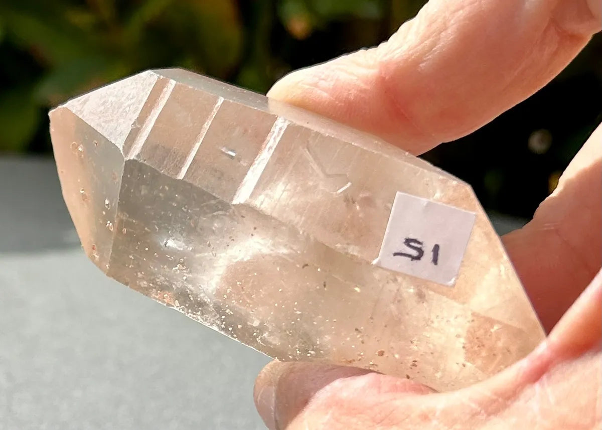 Smokey Lemurian Quartz Point