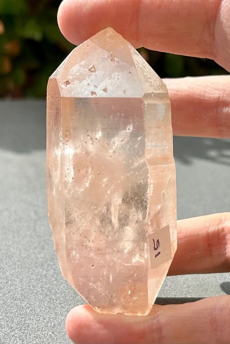 Smokey Lemurian Quartz Point