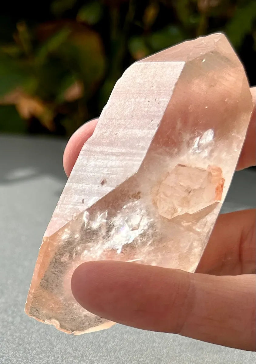 Smokey Lemurian Quartz Point