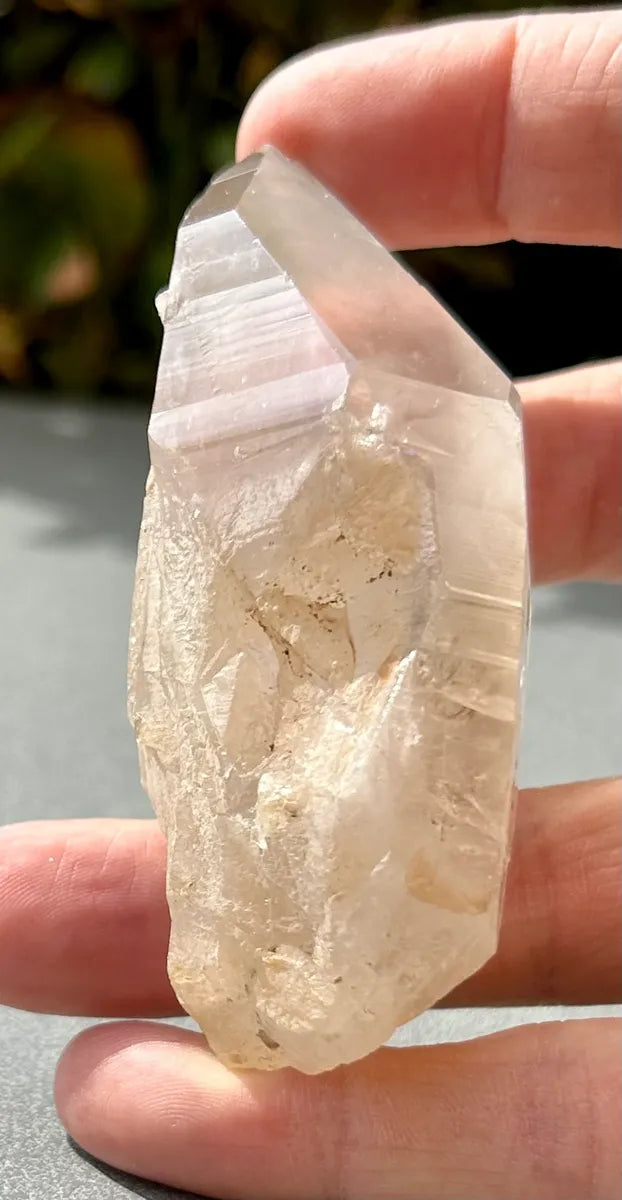 Smokey Lemurian Quartz Point