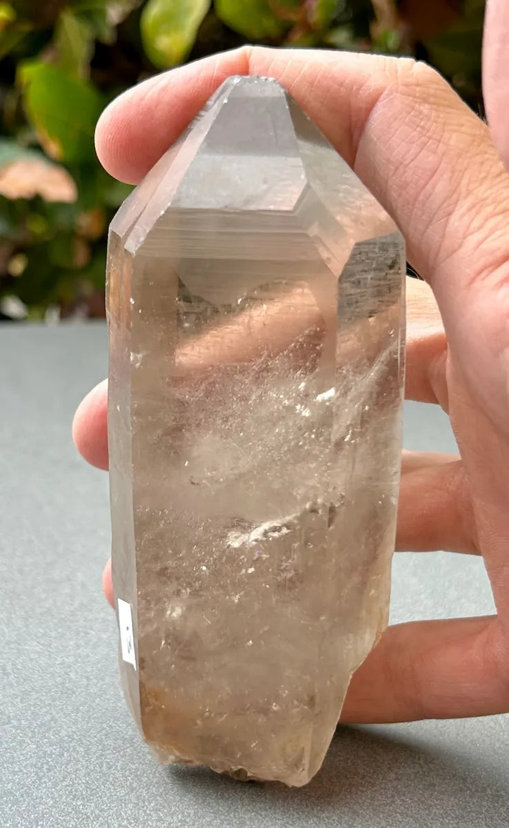 Smokey Lemurian Quartz Point
