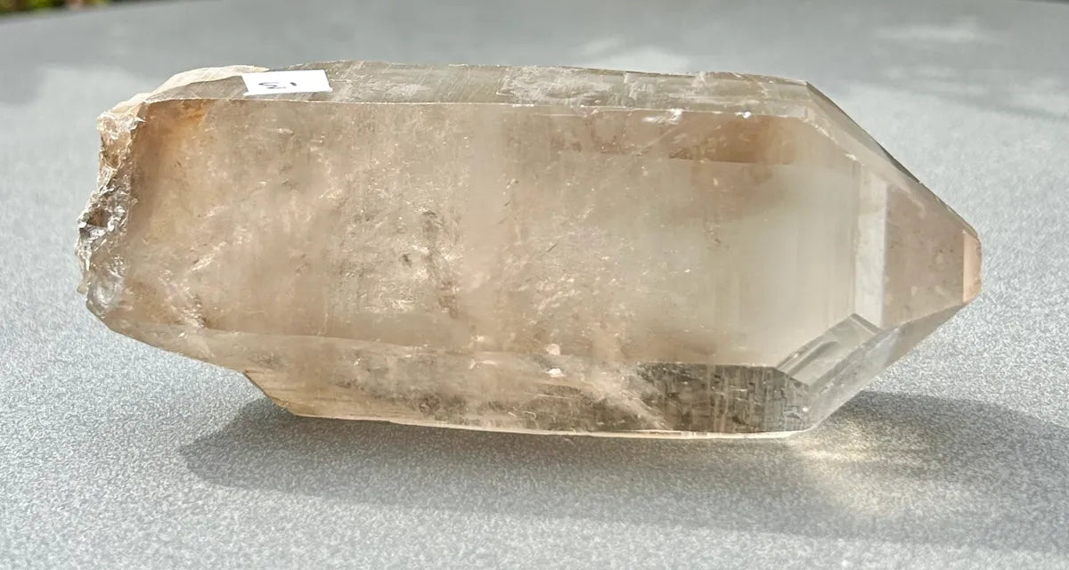 Smokey Lemurian Quartz Point