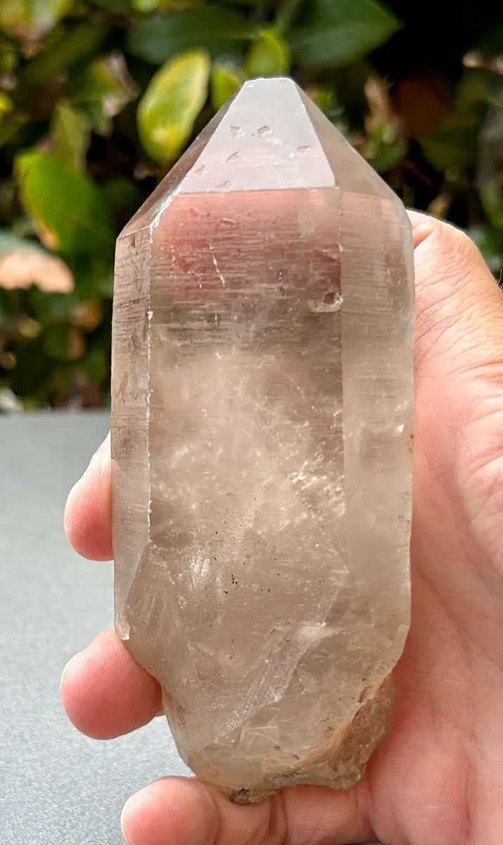 Smokey Lemurian Quartz Point