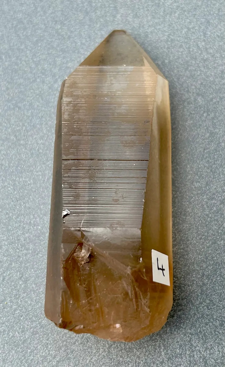 Smokey Lemurian Quartz Point