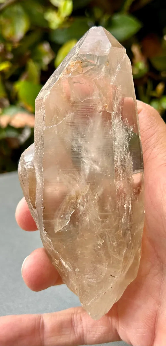 Smokey Lemurian Quartz Point
