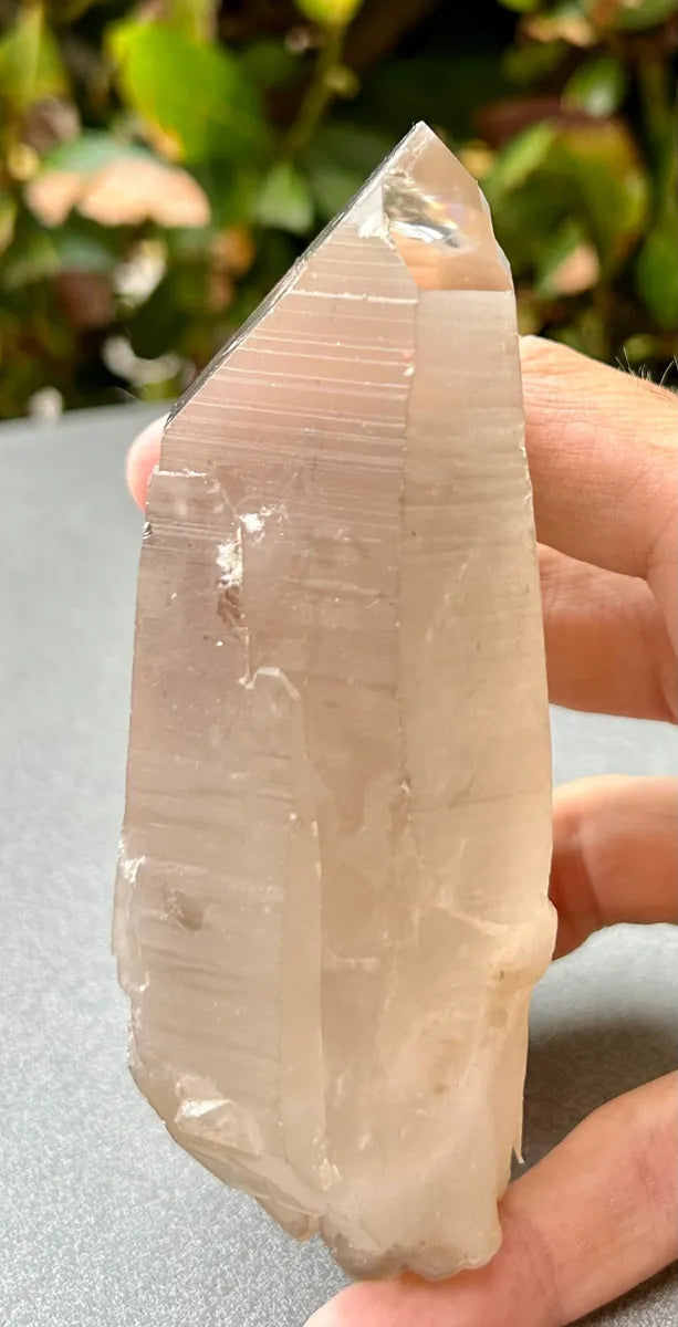 Smokey Lemurian Quartz Point