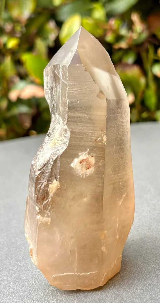 Smokey Lemurian Quartz Point