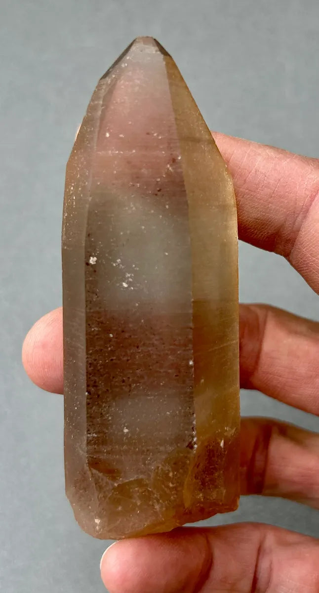 Smokey Lemurian Quartz Point