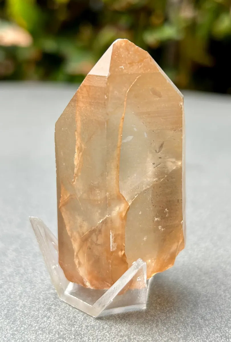Smokey Lemurian Quartz Point