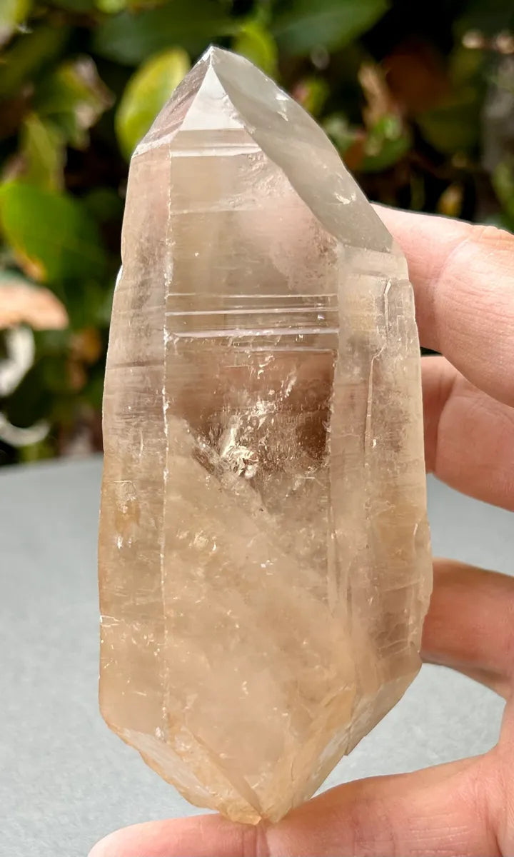 Smokey Lemurian Quartz Point