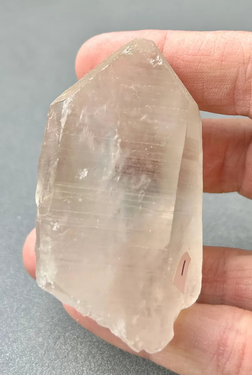 Smokey Lemurian Quartz Point