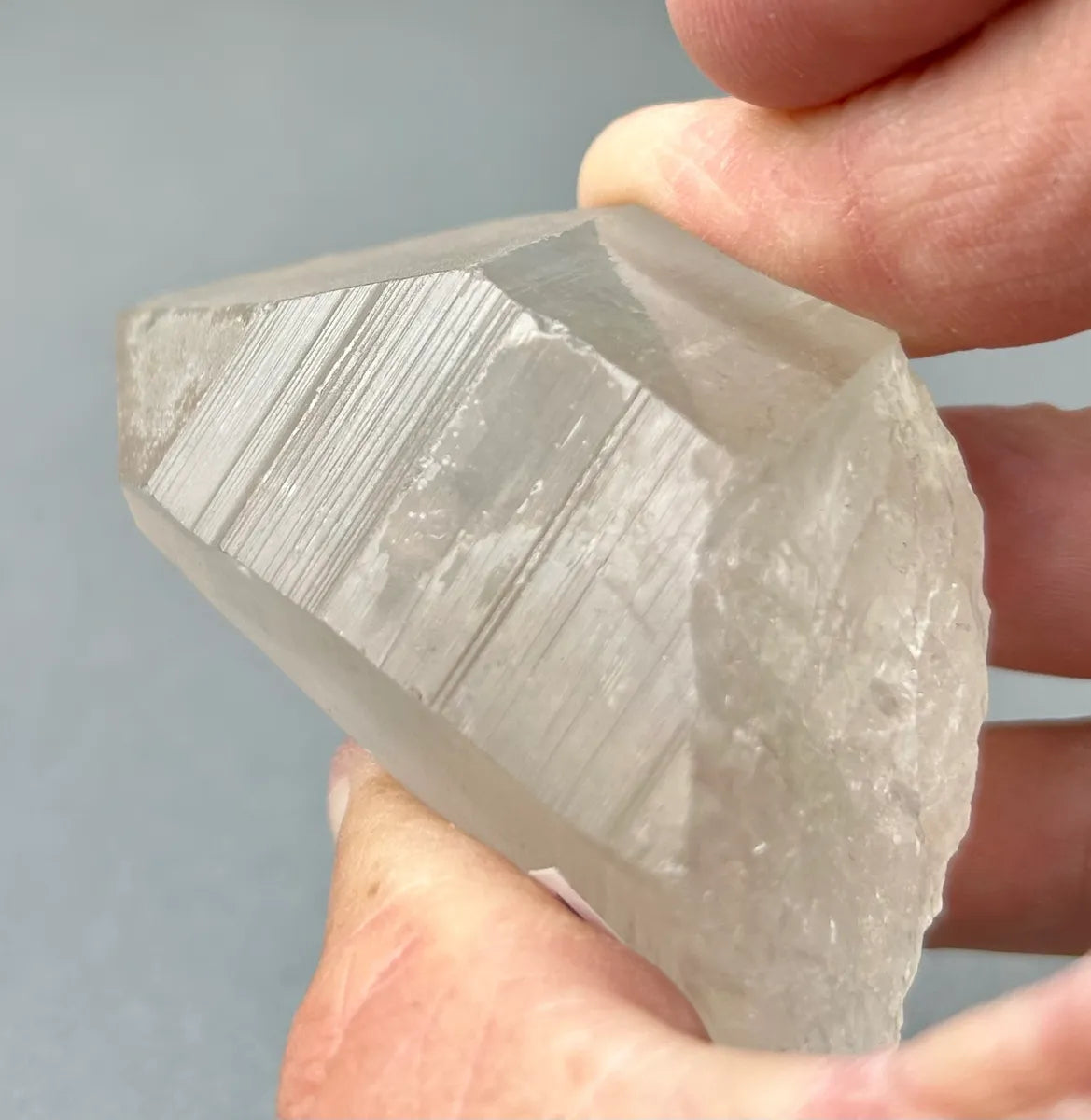 Smokey Lemurian Quartz Point
