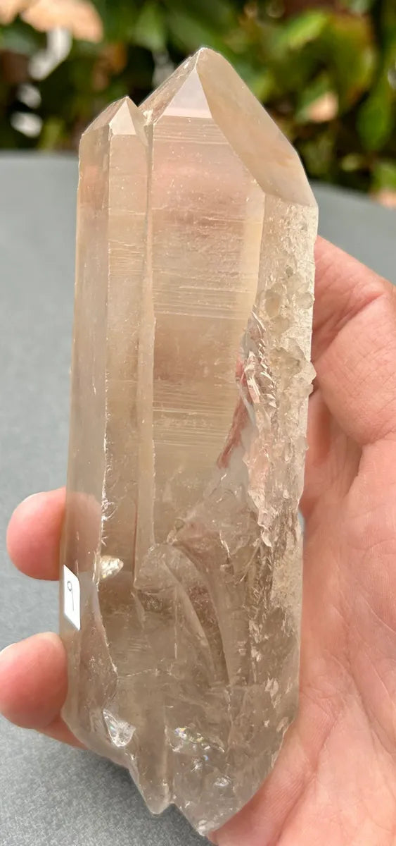 Smokey Lemurian Quartz Point