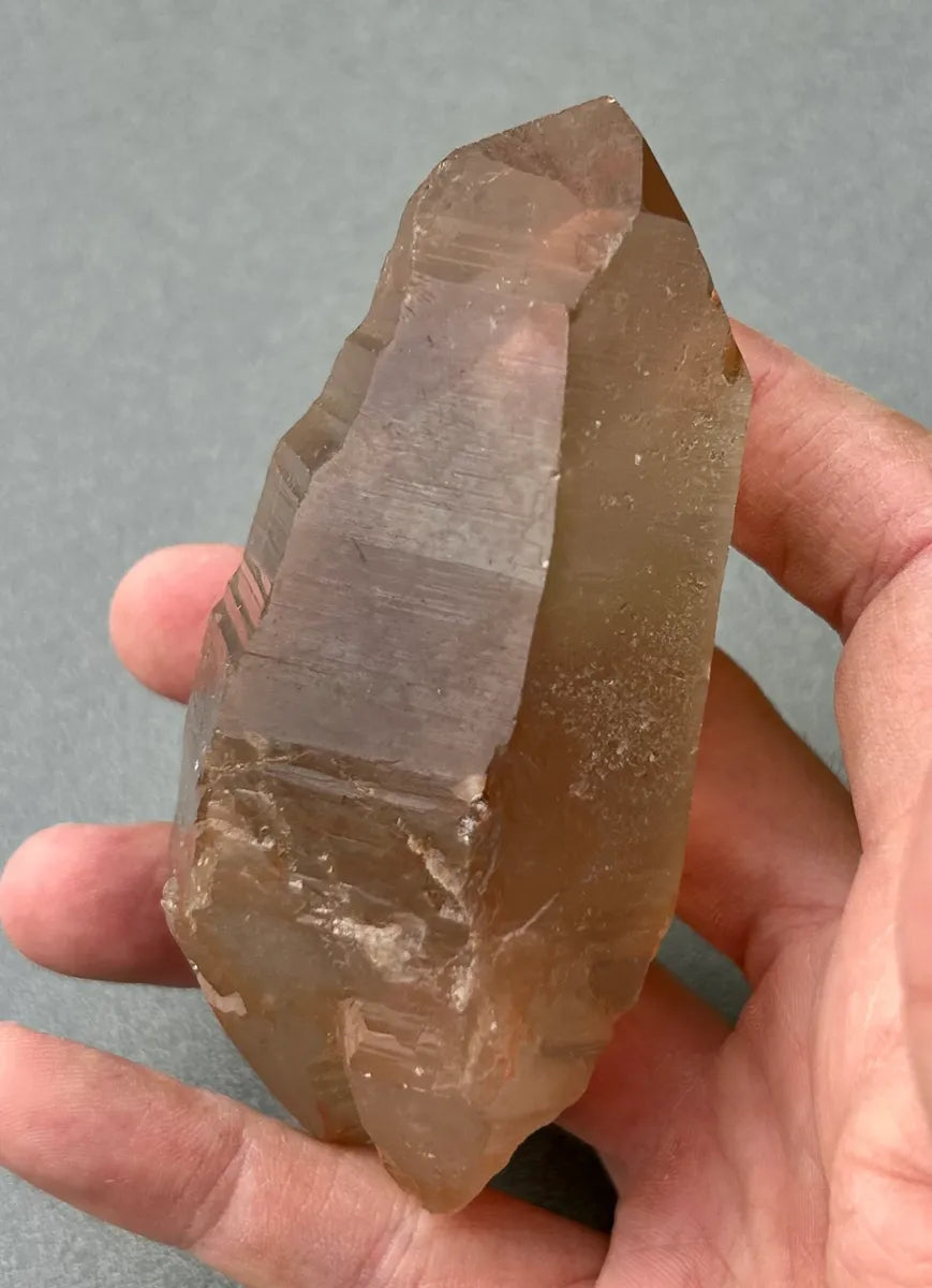 Smokey Lemurian Quartz Point