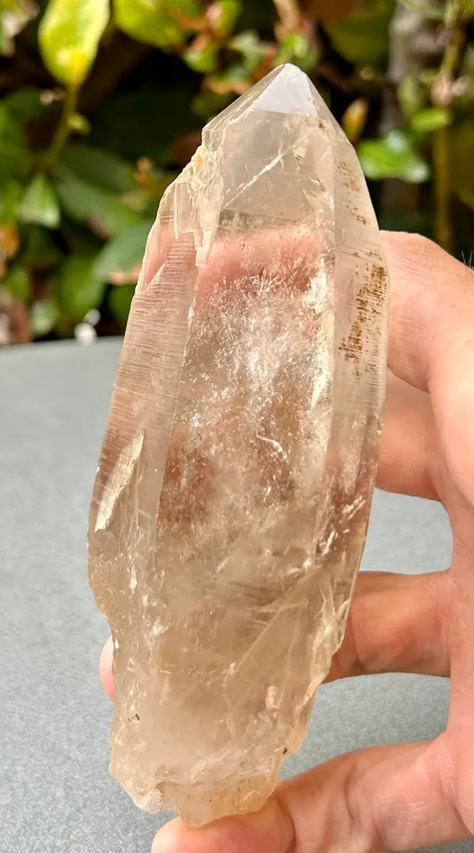 Smokey Lemurian Quartz Point