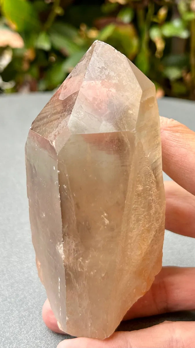 Smokey Lemurian Quartz Point