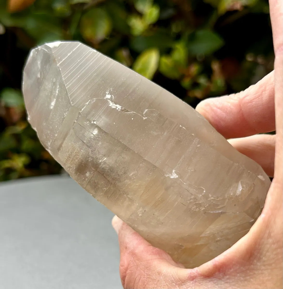 Smokey Lemurian Quartz Point