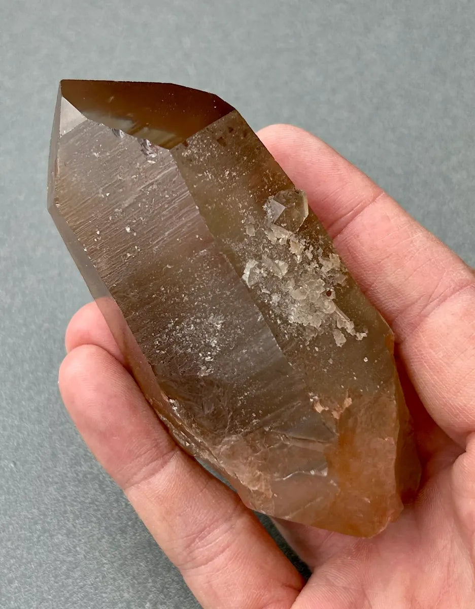 Smokey Lemurian Quartz Point