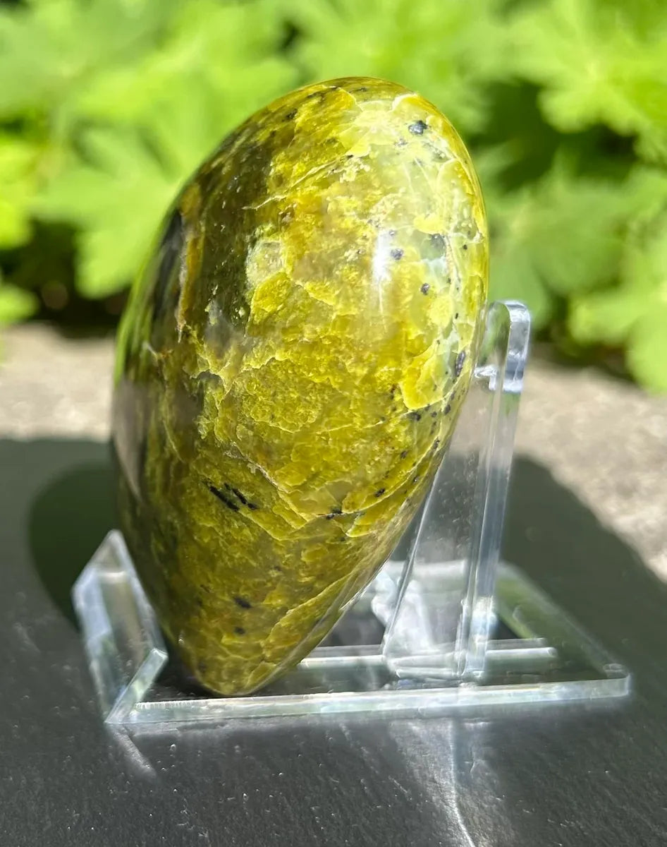Green Opal Heart