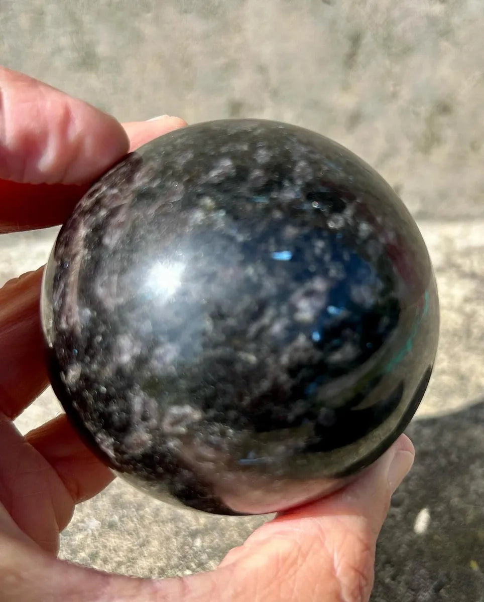 Nuummite Sphere