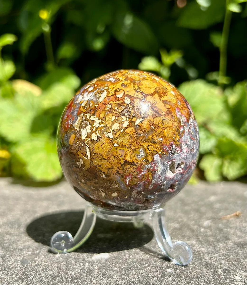 Ocean Jasper Sphere