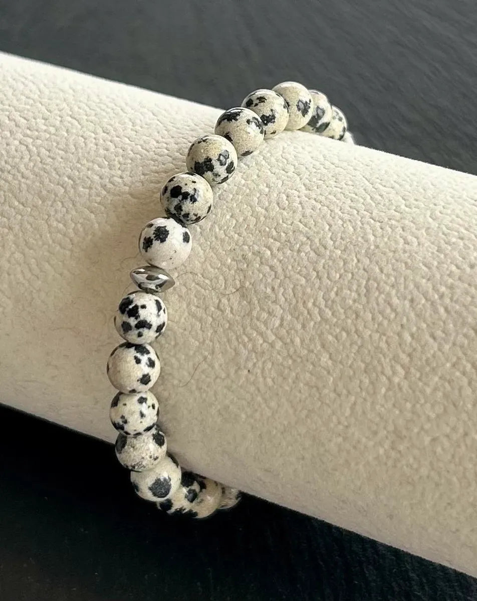 Dalmatian Jasper Bracelet