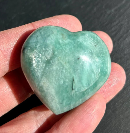 Amazonite Hearts