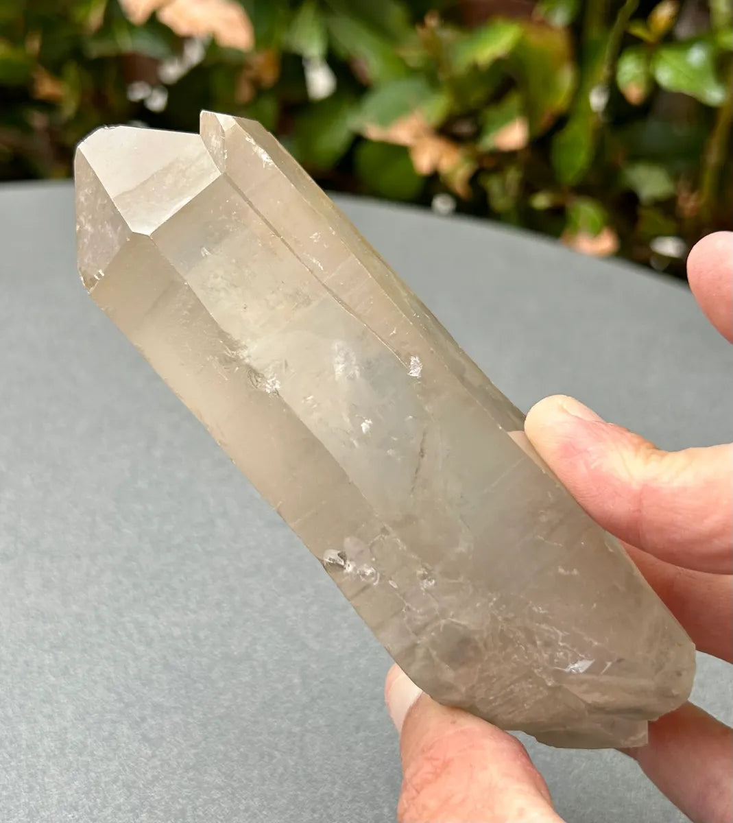 Smokey Lemurian Quartz Point