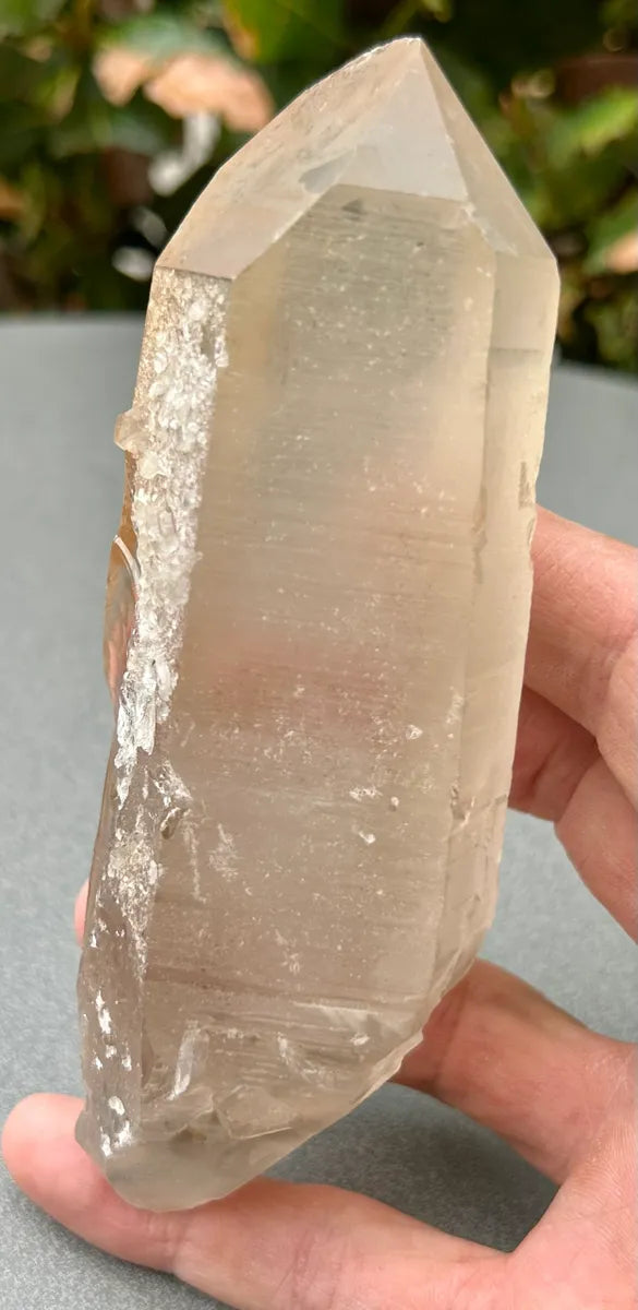 Smokey Lemurian Quartz Point