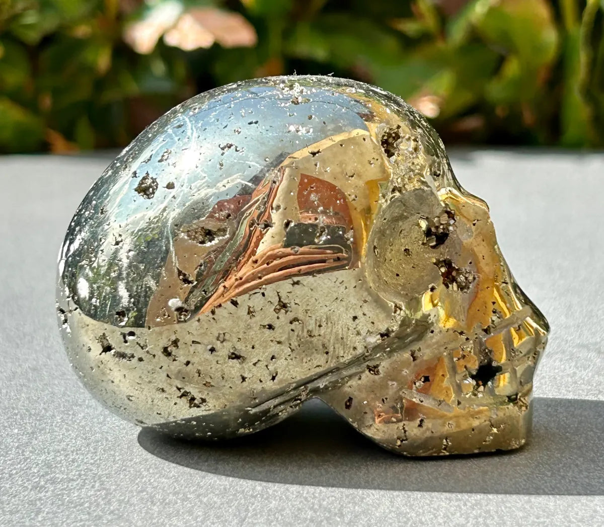 Pyrite Skull