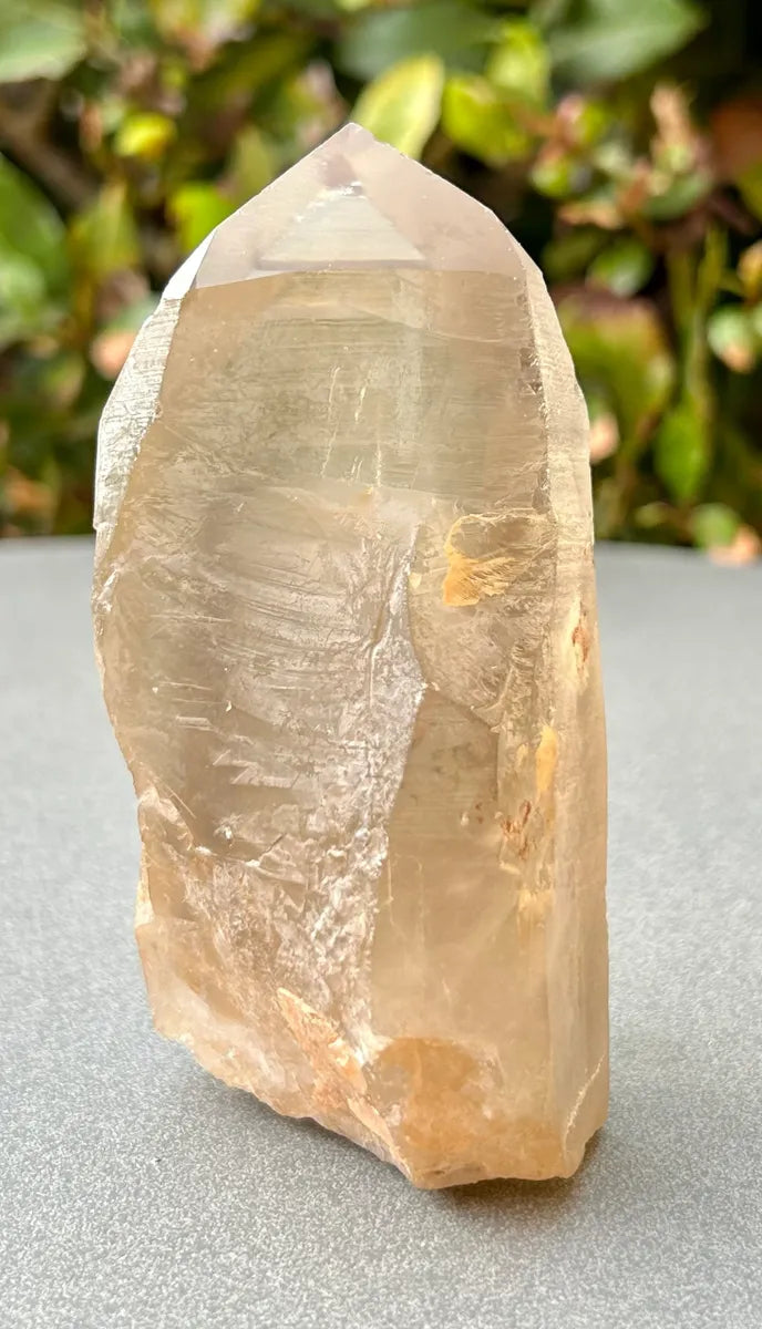 Smokey Lemurian Quartz Point