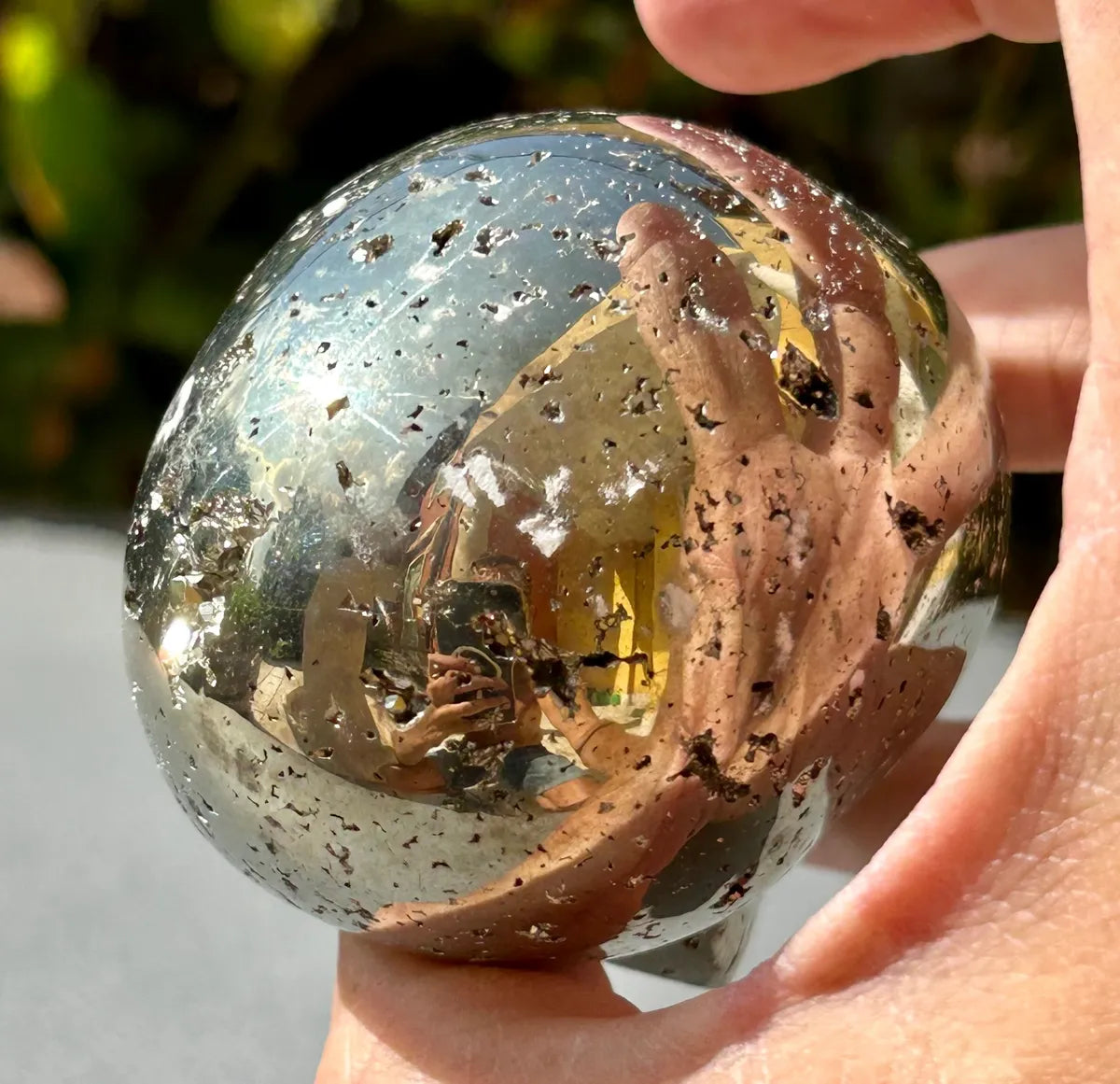 Pyrite Skull